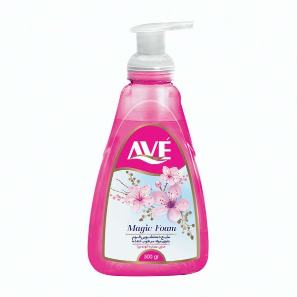 فوم دستشویی آلوئه ورا صورتی اوه - 500 گرم