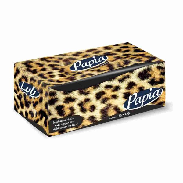 دستمال کاغذی پاپیا - 100برگ سه لایه