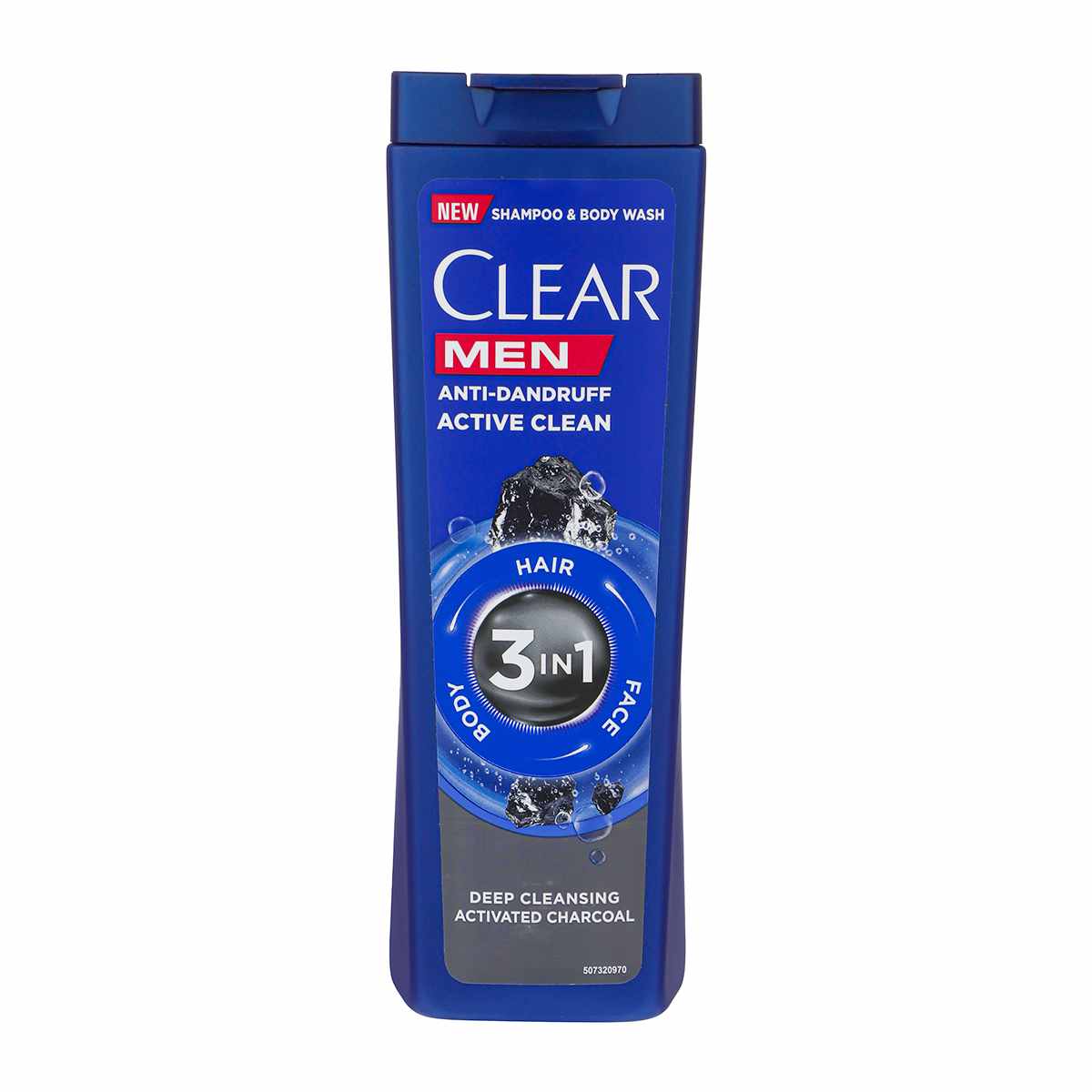 شامپو ضد شوره 1*3 زغالی آقایان کلیر - 400 میلی لیتر