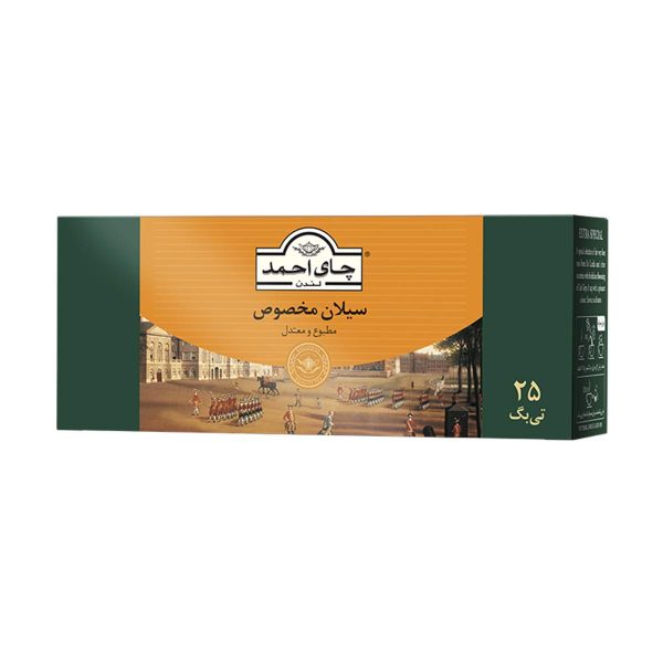چای تی بگ سیلان مخصوص احمد - 25 عددی