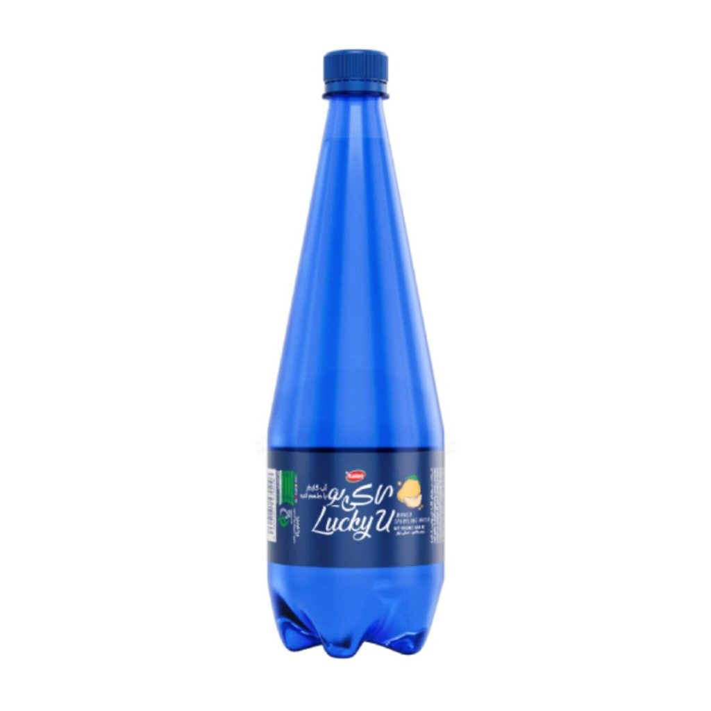آب گازدار انبه لاکی یو - 1 لیتر