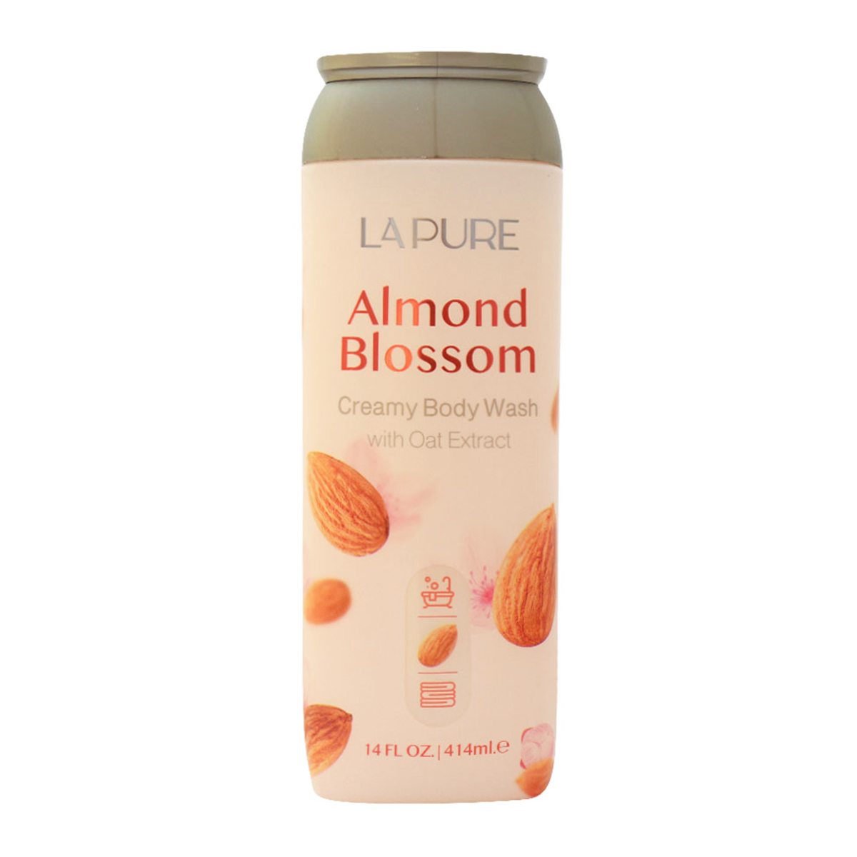 شامپو بدن کرمی بادام لپیور - 414 میلی لیتر