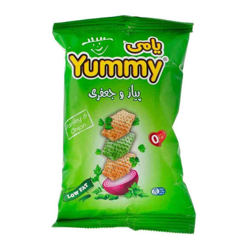 اسنک کوکتل پیاز و جعفری یامی - 80 گرم