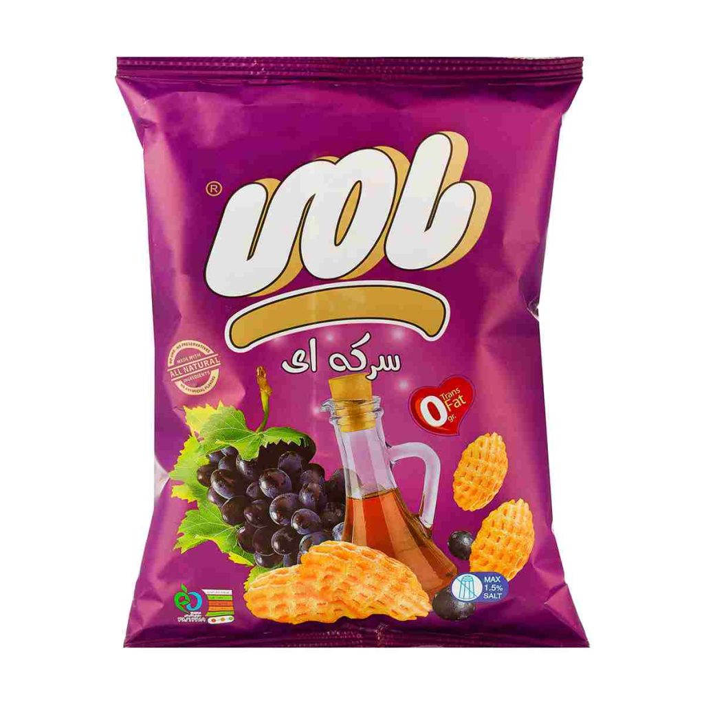 اسنک کوکتل سرکه نمکی یامی - 80 گرم