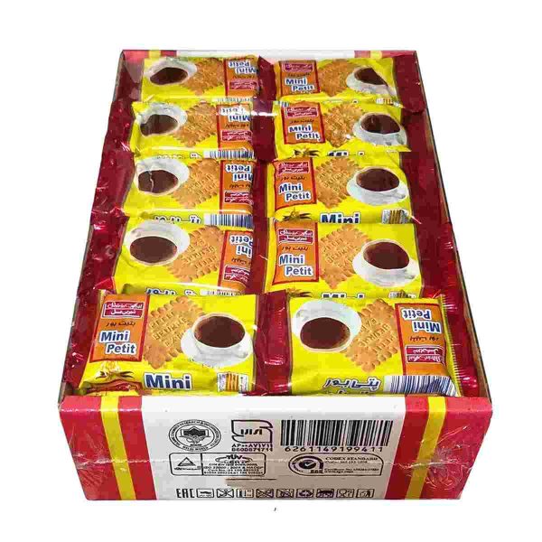 بیسکویت پتی بور 13 گرمی شیرین عسل بسته 50 عددی