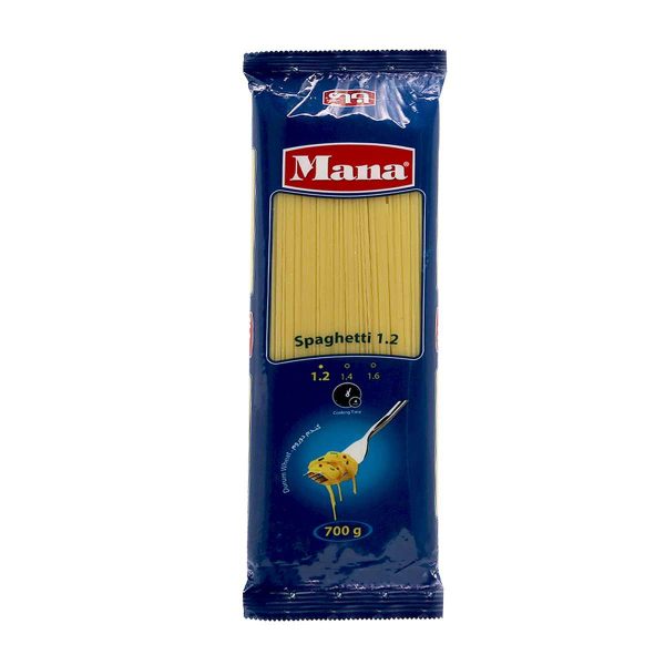 اسپاگتی قطر ۱.۲ مانا – ۷۰۰ گرم