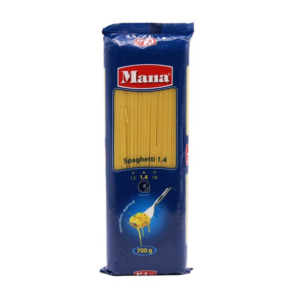 اسپاگتی قطر ۱.۴ مانا – ۷۰۰ گرم