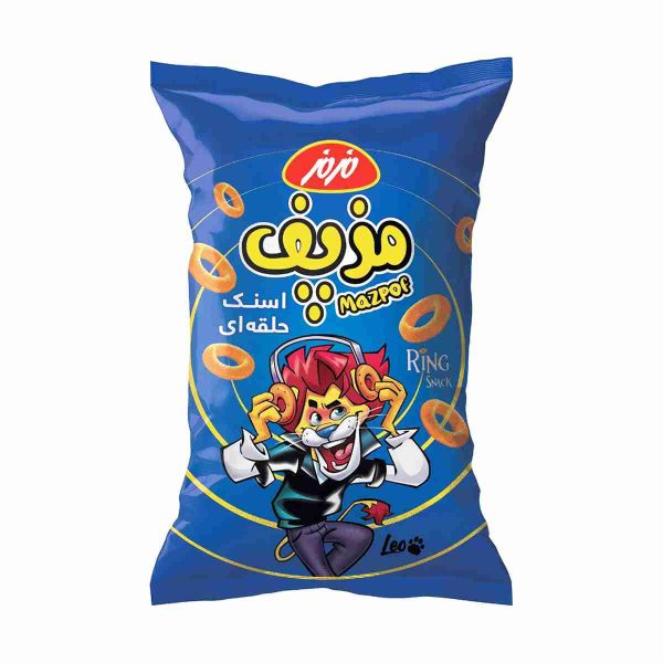 اسنک حلقه‌ای مزپف مزمز - 80 گرم