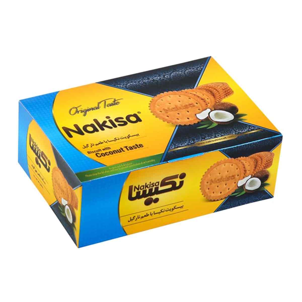 بیسکویت نارگیلی گرد نکیسا - 1000 گرم