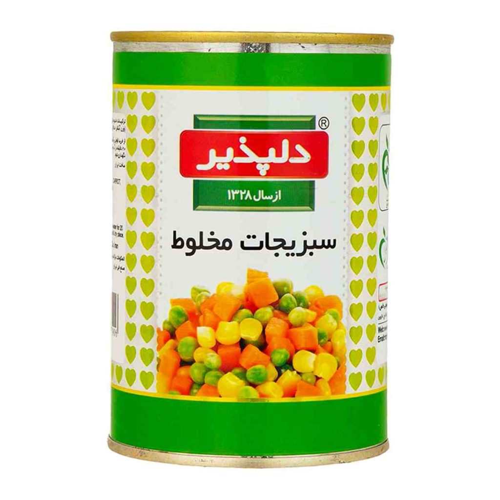 کنسرو سبزیجات مخلوط دلپذیر - 420 گرم