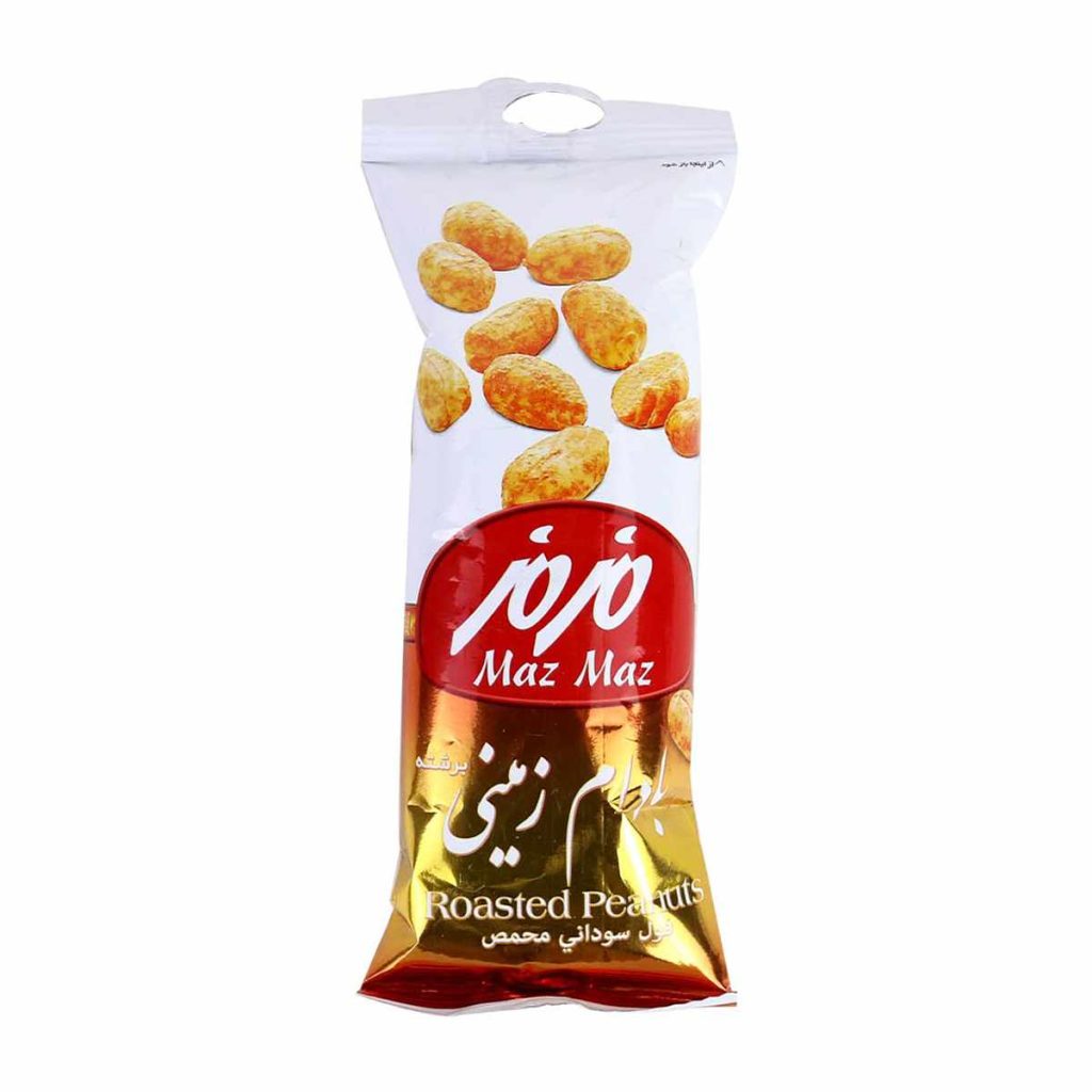 بادام زمینه برشته مزمز - 35 گرم
