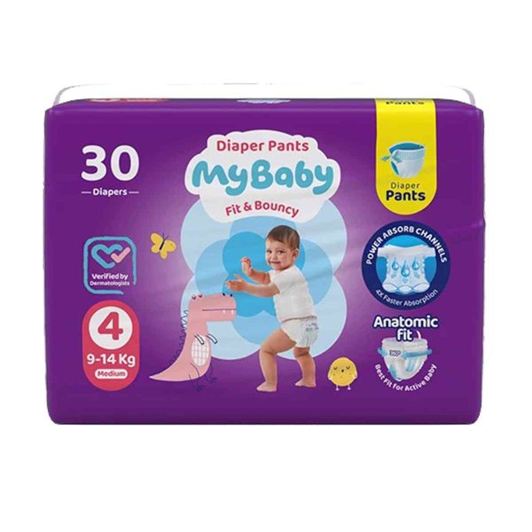 Untitled-12511-compressed پوشک شورتی کانال دار سایز 4 مای بیبی - 30 عدد