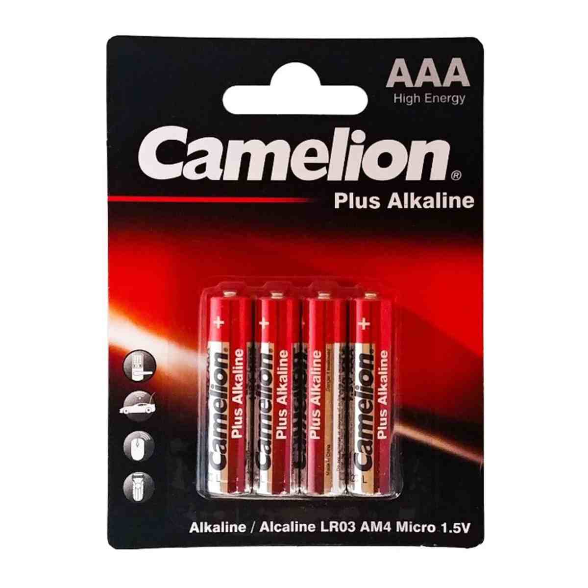 باتری نیم قلمی پلاس آلکالاین کملیون - 4 عددی