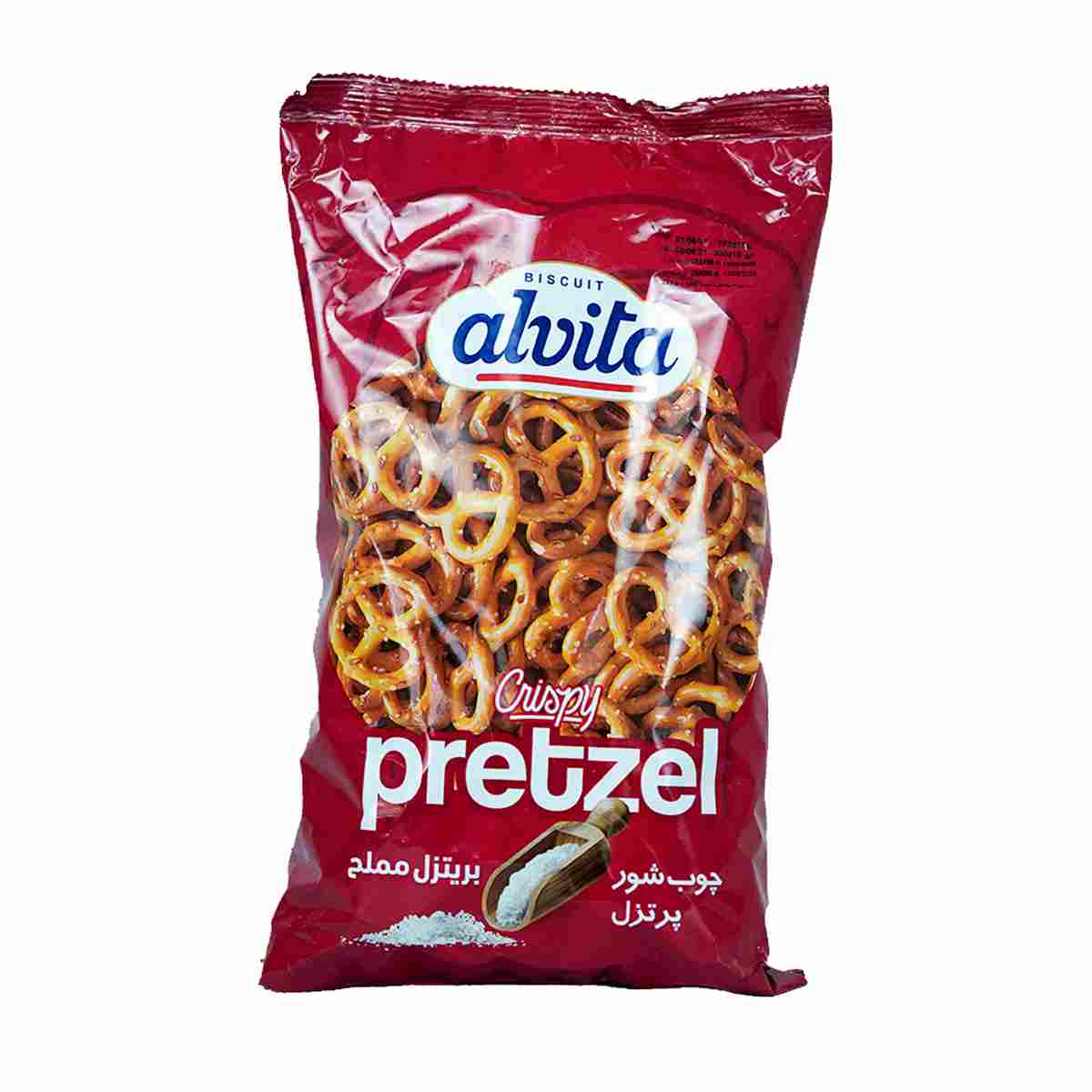 چوب شور پرتزل قرمز آلویتا - 300 گرم