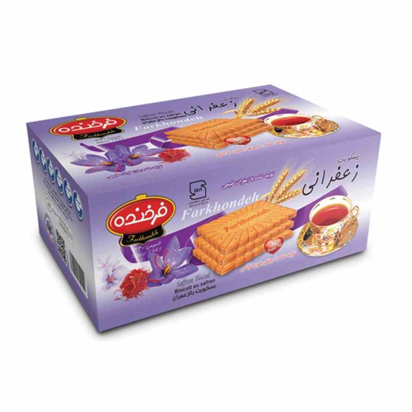 بیسکویت زعفرانی فرخنده - 850 گرم
