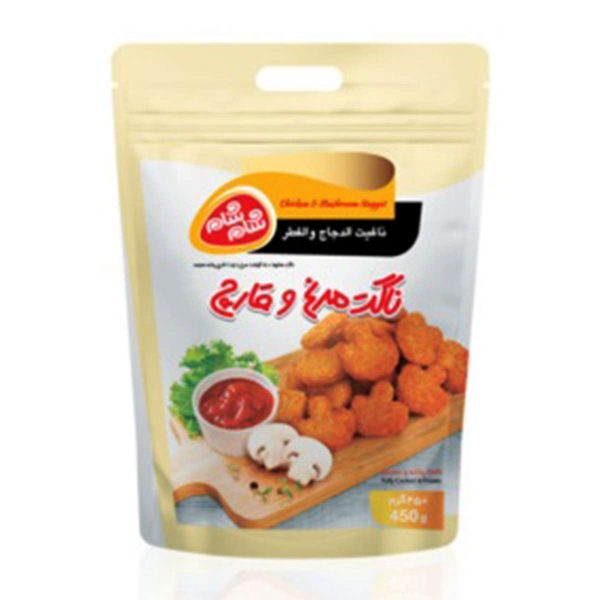 ناگت مرغ و قارچ شام شام - 450 گرم