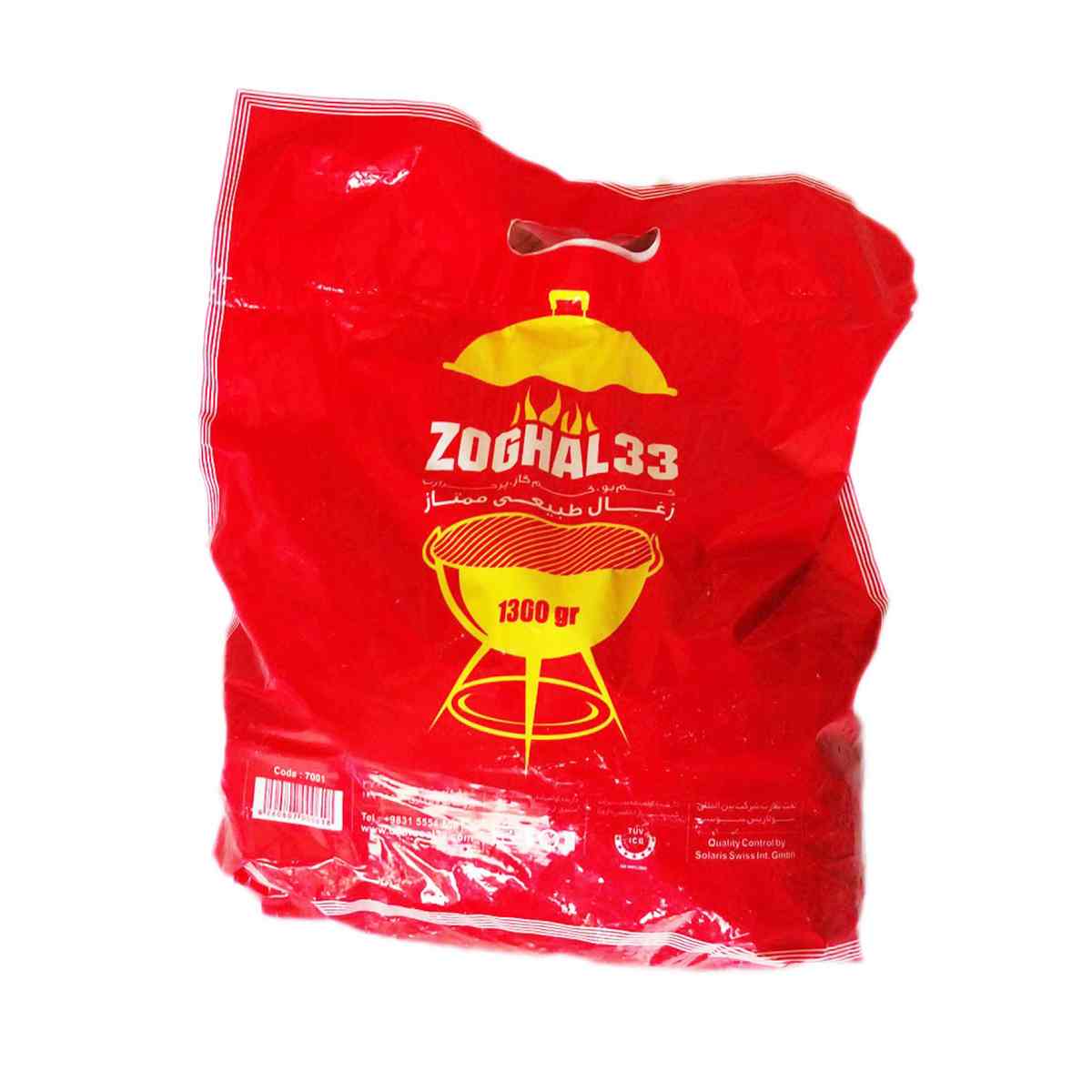 زغال کبابی قرمز 33 وزن 1300 گرم