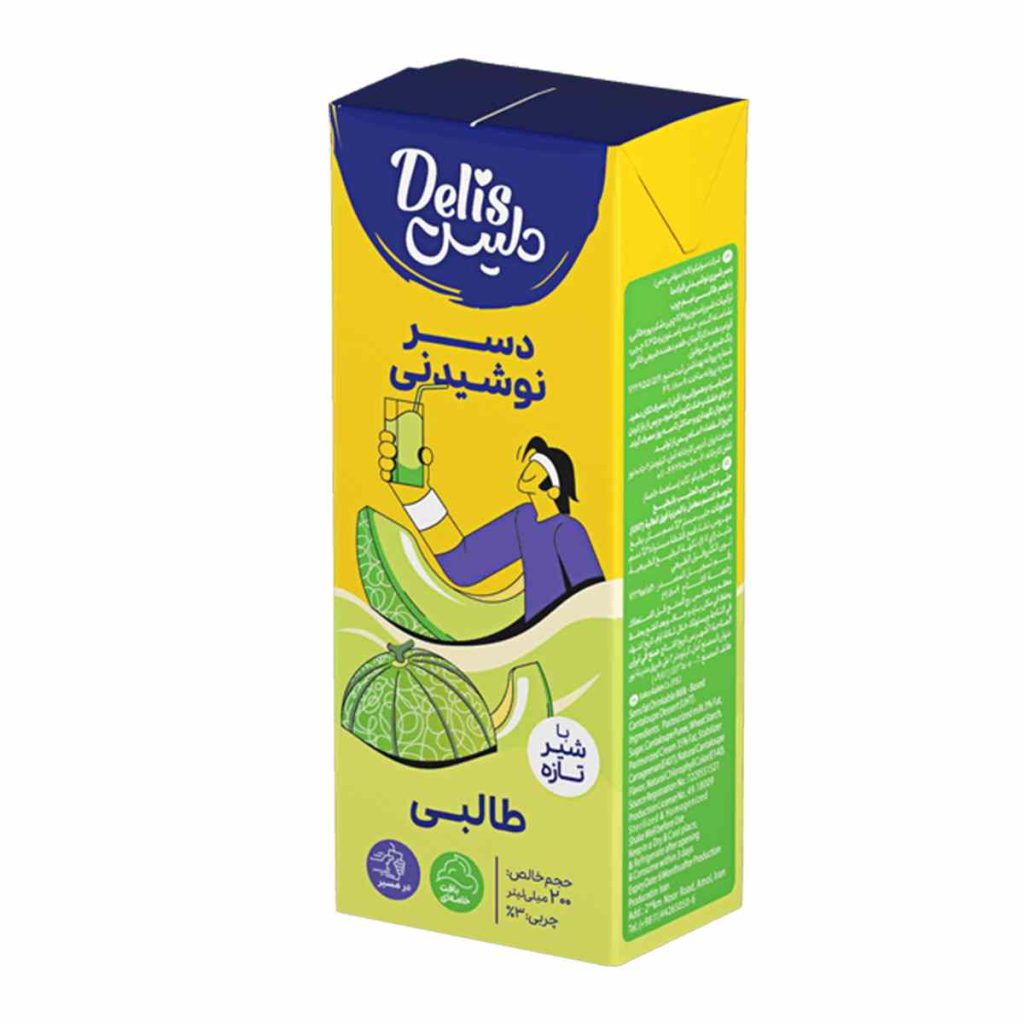 دسر نوشیدنی طالبی دلیس کاله - 200 میلی لیتر