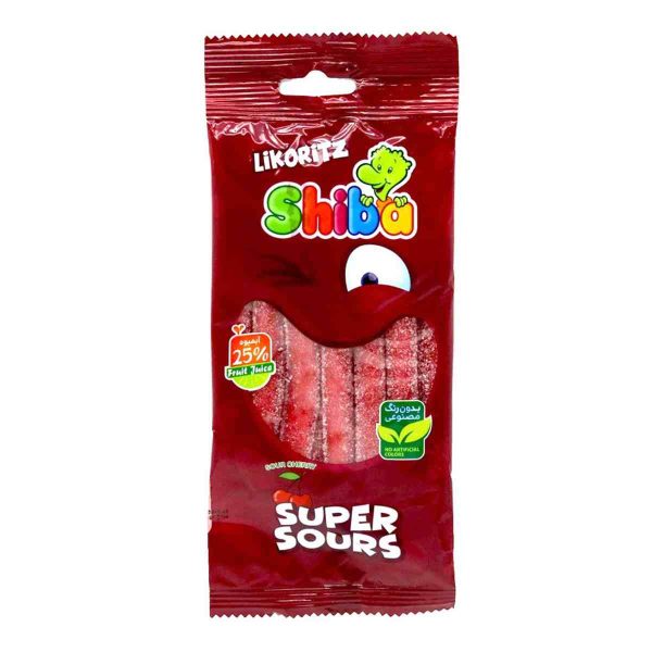 پاستیل لیکوریتز آلبالو شکری شیبا - 90 گرم