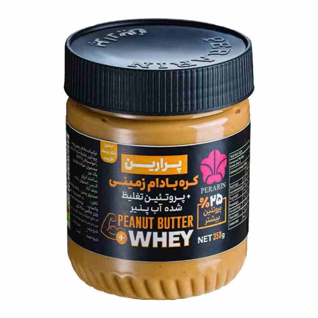 کره بادام زمینی پرارین با پروتئین تغلیظ شده - 350 گرم