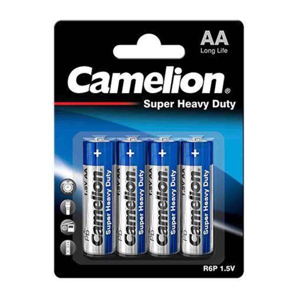 باتری super heavy duty کارتی آبی کملیون - 4 عددی