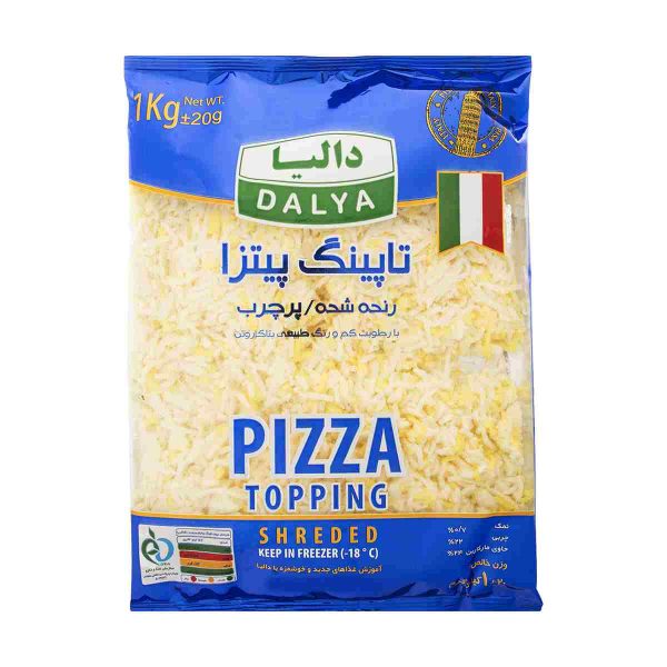 تاپینگ پنیر پیتزا رنده شده دالیا - 1 کیلوگرم
