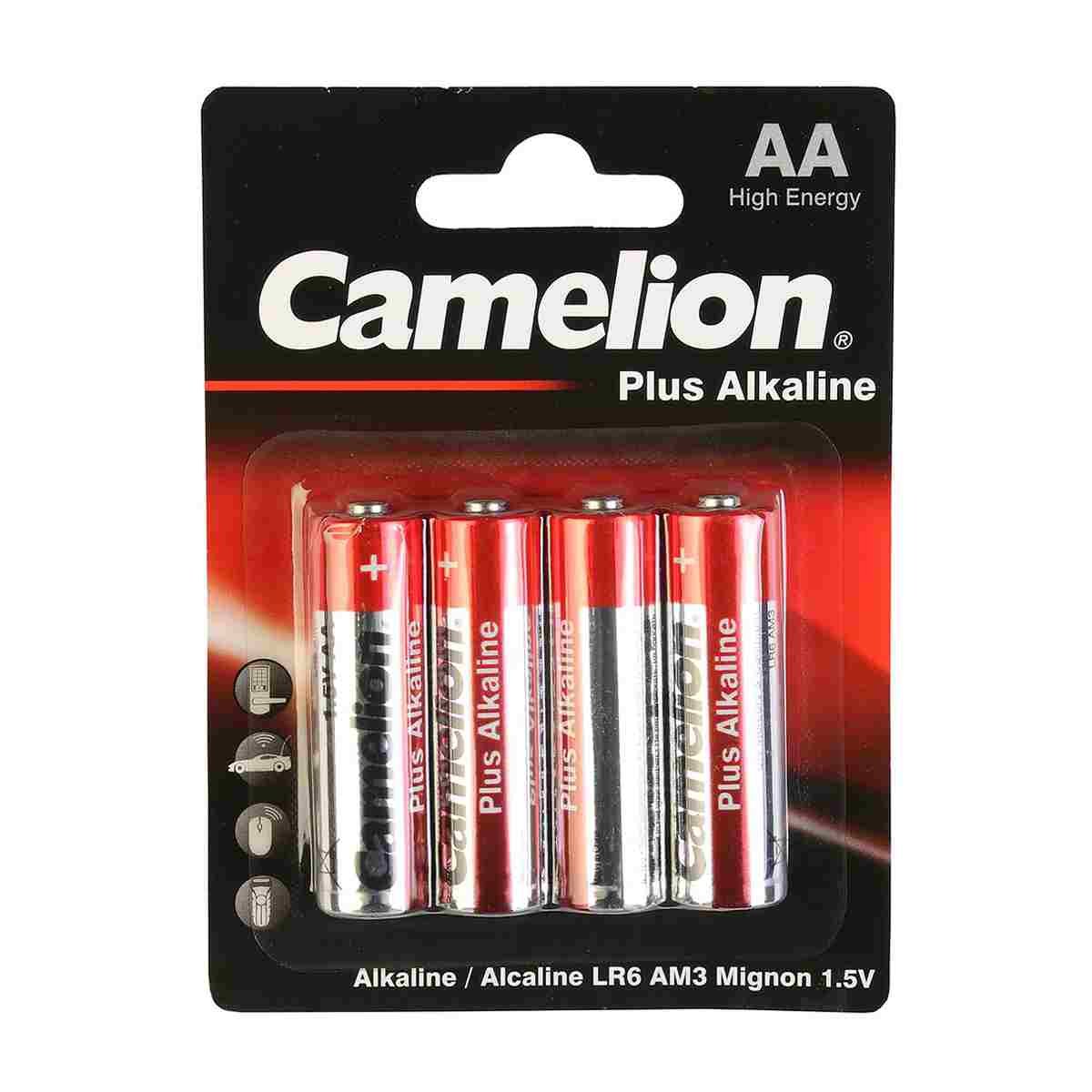 باتری قلمی قرمز کملیون - 4 عددی