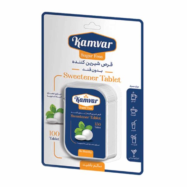 Untitled-13409-compressed قرص شیرین کننده استویا کامور - 150 عددی