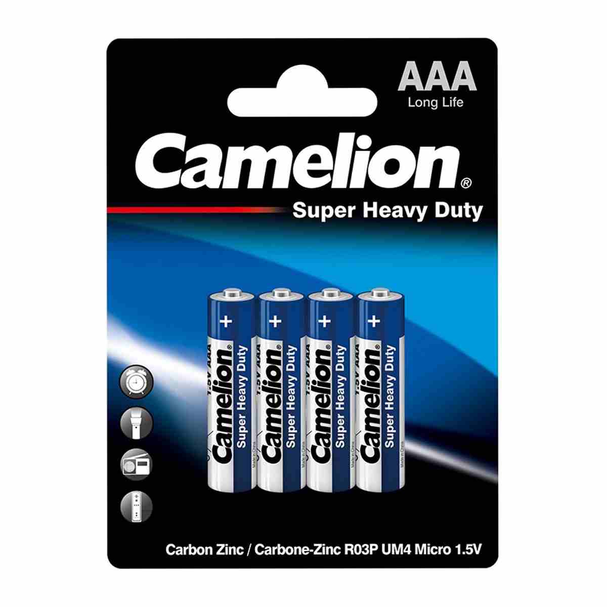 باتری نیم قلمی سوپر انرژی کملیون - 4 عددی