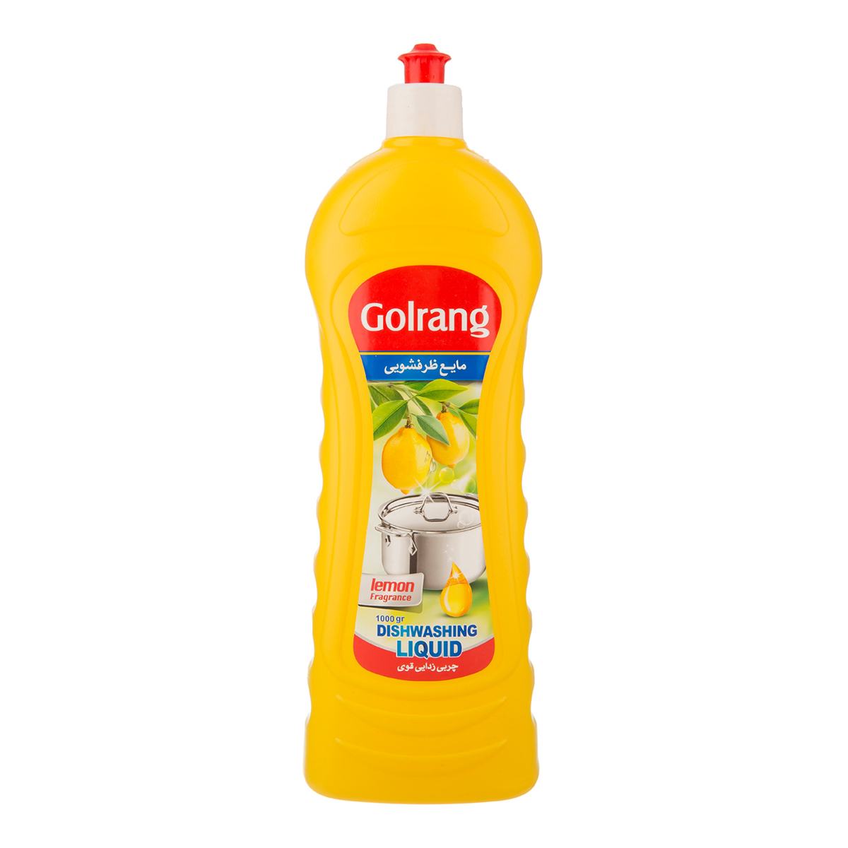 مایع ظرفشویی گلرنگ با رایحه لیمو - 1000 گرم