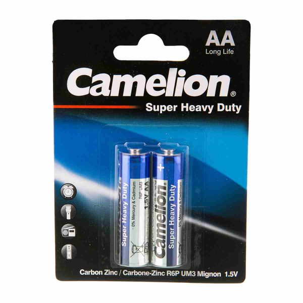 باتری super heavy duty آبی کملیون - 2 عددی