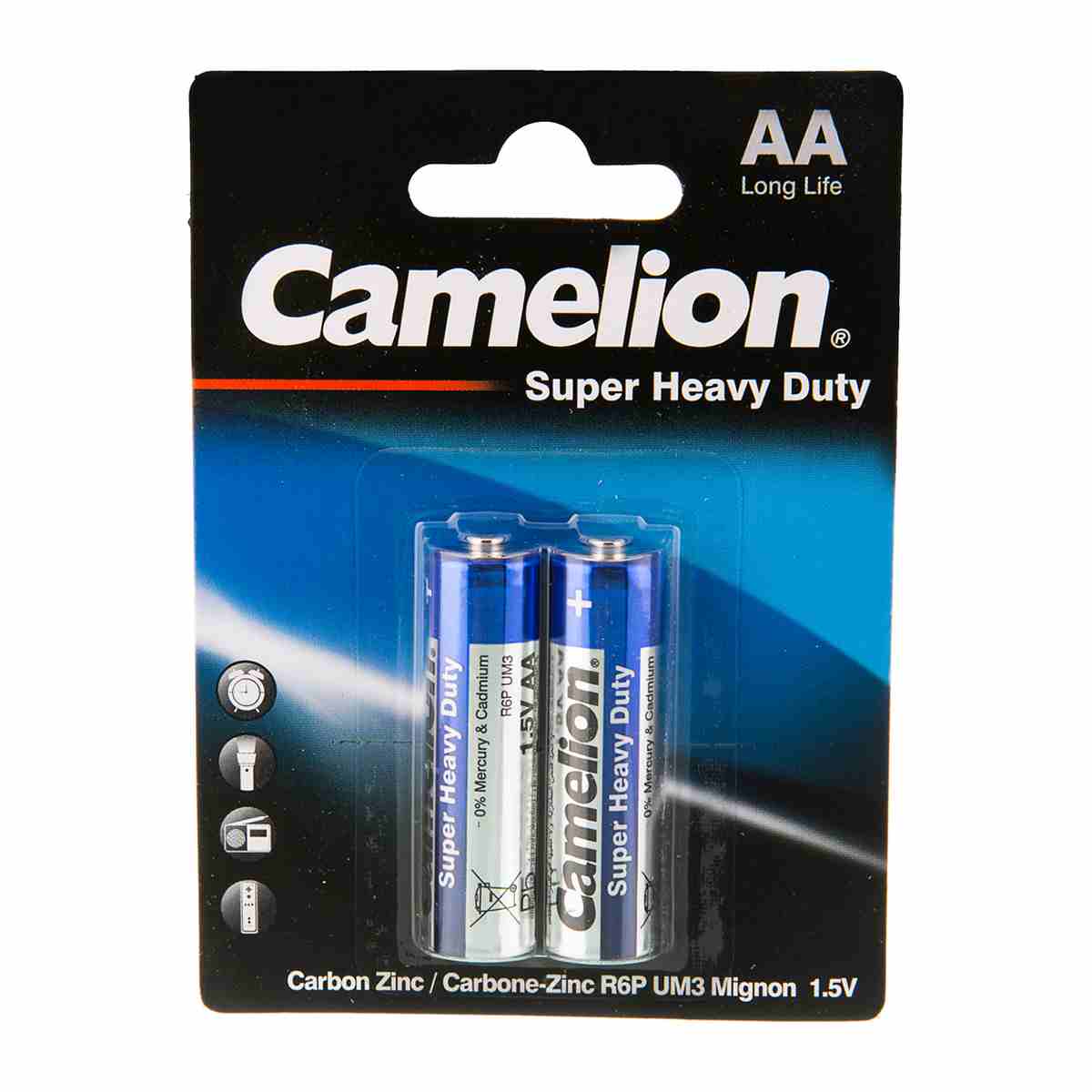 باتری super heavy duty آبی کملیون - 2 عددی