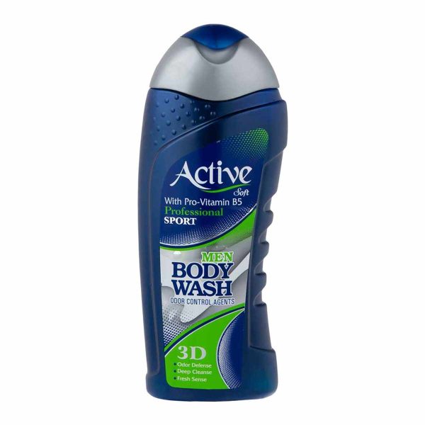 شامپو بدن اسپرت آقایان سورمه ای اکتیو - 400 گرم