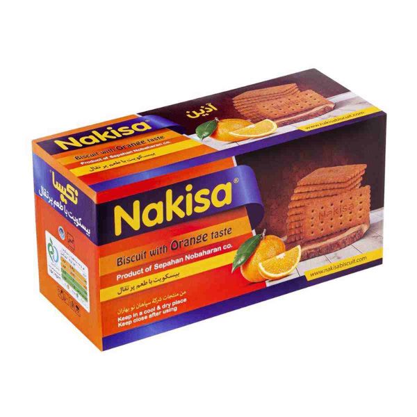 بیسکویت با طعم پرتقال آذین نکیسا – ۱۰۰۰ گرم