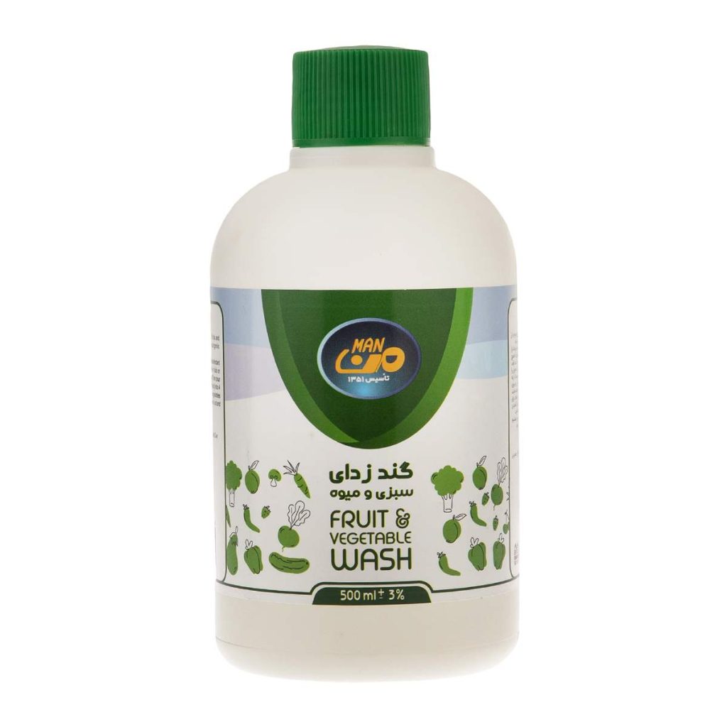 مایع ضدعفونی کننده میوه و سبزیجات من - 500 میلی لیتر