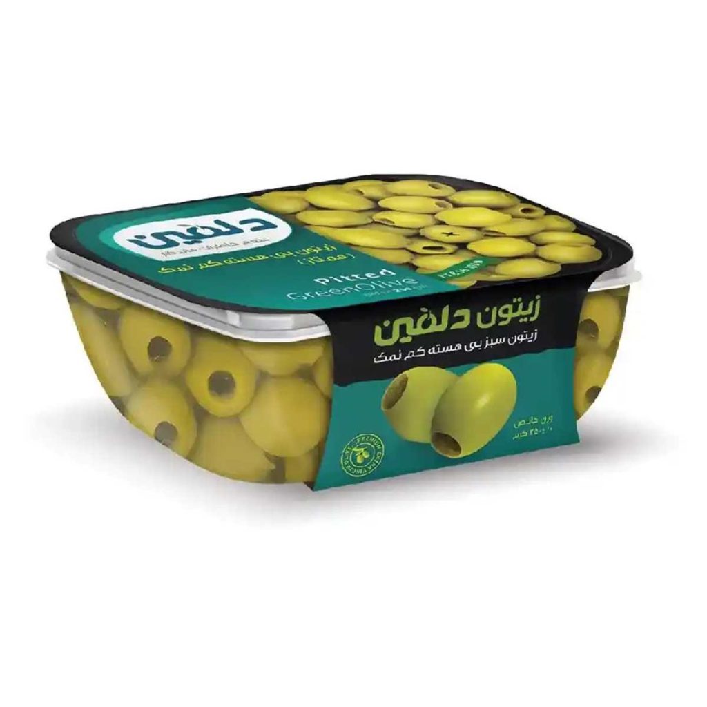 زیتون بی هسته ممتاز دلفین - 240 گرم