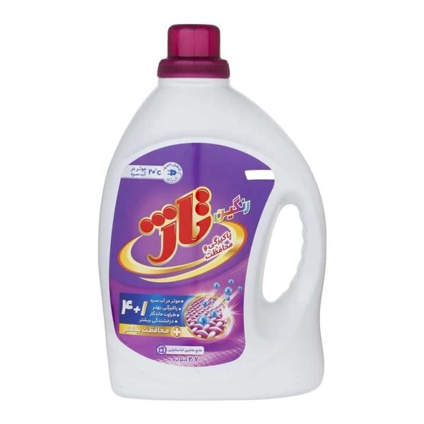 مایع ماشین لباسشویی لباس های رنگی تاژ - 2700 گرم