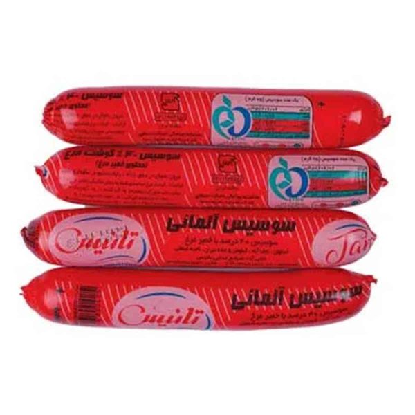 Untitled-12978-compressed سوسیس آلمانی 40 درصد قرمز تانیس - 1 کیلوگرم