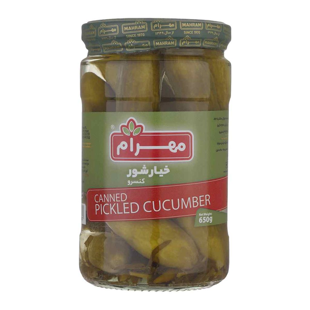 خیارشور معمولی مهرام - 650 گرم