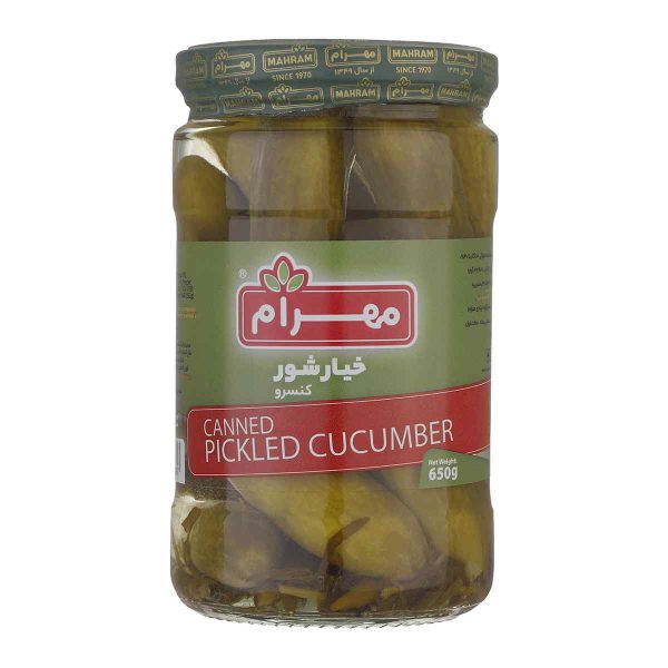 خیارشور معمولی مهرام - 650 گرم