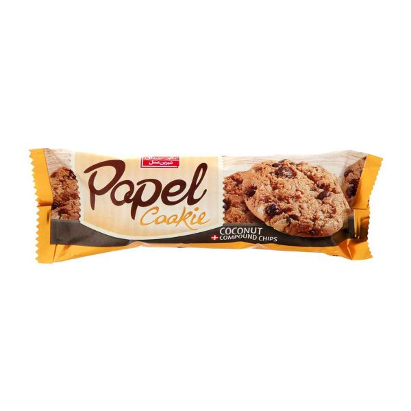 کوکی نارگیلی با چیپس شکلاتی پاپل شیرین عسل - 30 گرم