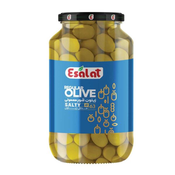 زیتون شور معمولی اصالت - 1300 گرم