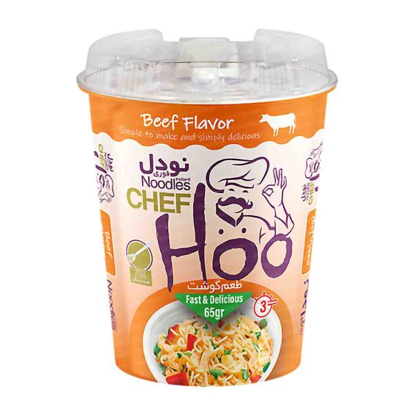 نودل گوشت لیوانی شف هو - 65 گرم