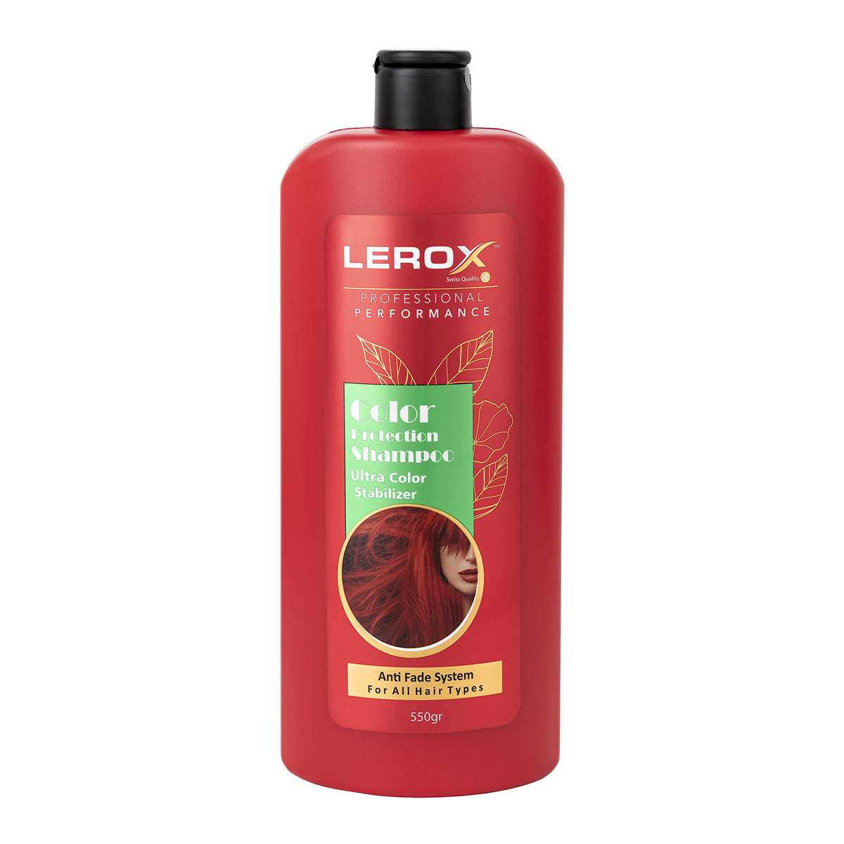 شامپو تثبیت کننده رنگ موی سر لروکس - 550 گرم