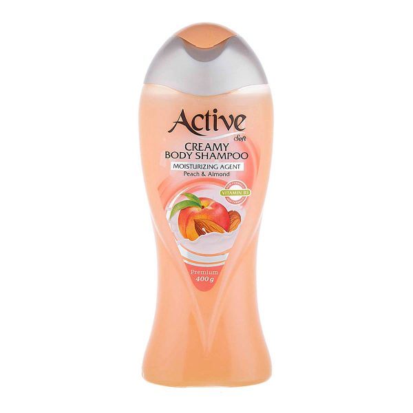 Untitled-13336-compressed شامپو بدن کرمی هلو بادام اکتیو - 400 گرم