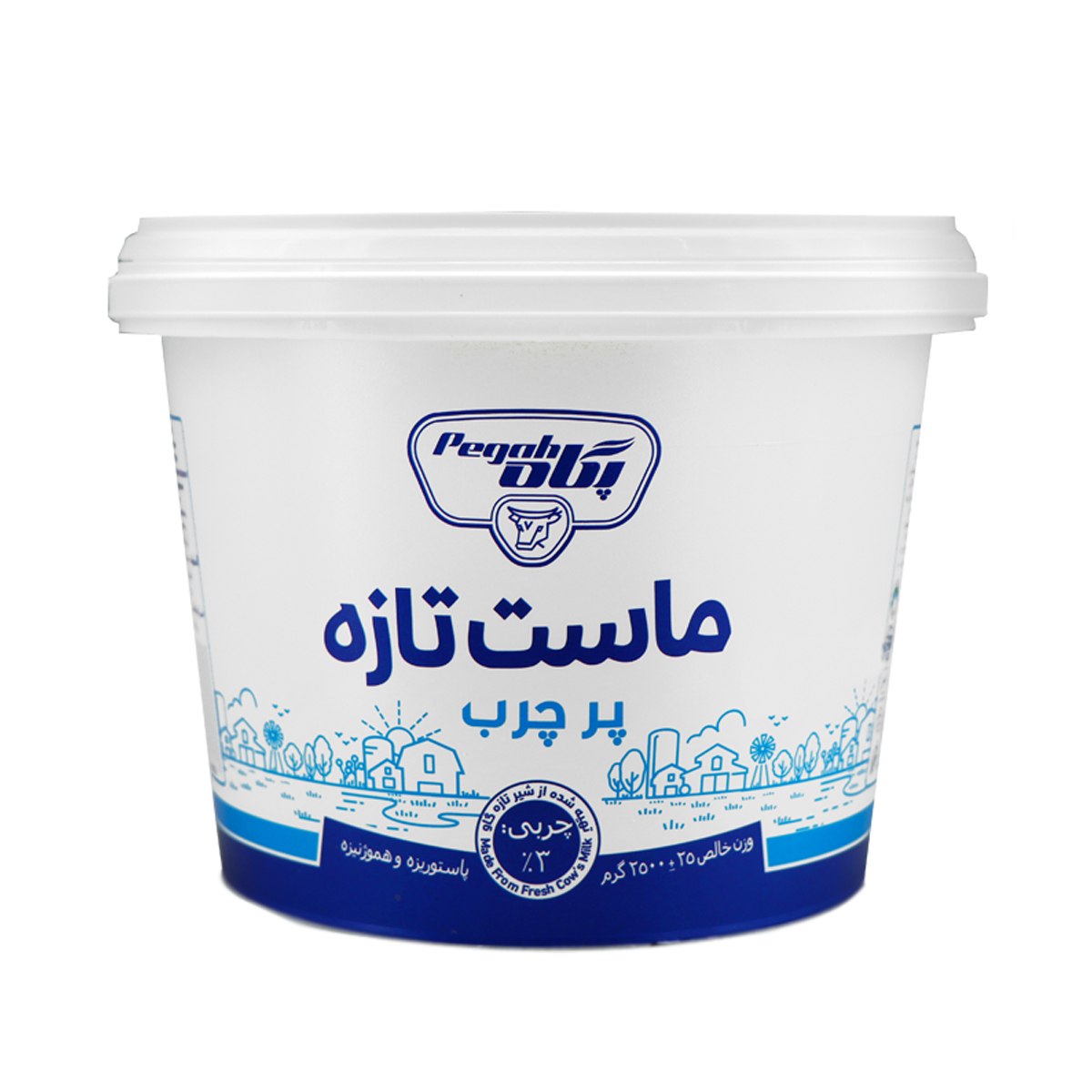 ماست پرچرب پگاه - 2500 گرم