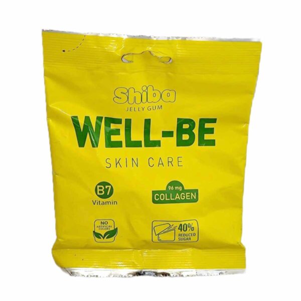 پاستیل غنی شده با بیوتین و کلاژن ول بی شیبا - 60 گرم