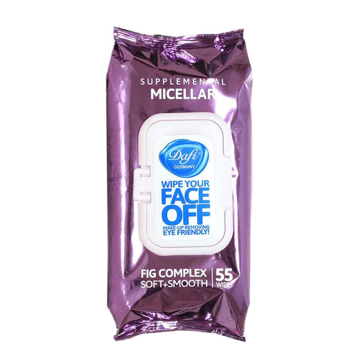 دستمال مرطوب پاک کننده آرایش میسلار دافی - 55 عددی