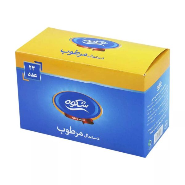 دستمال مرطوب شکوه - 24 عددی