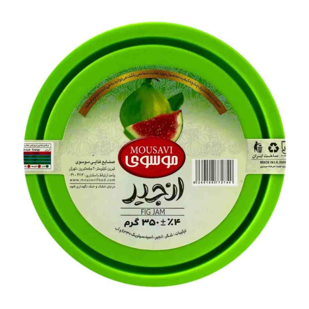 مربا انجیر ویترا موسوی - 350 گرم